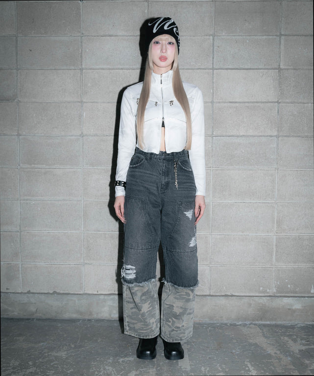 ホワイト モデル:168cm F着用