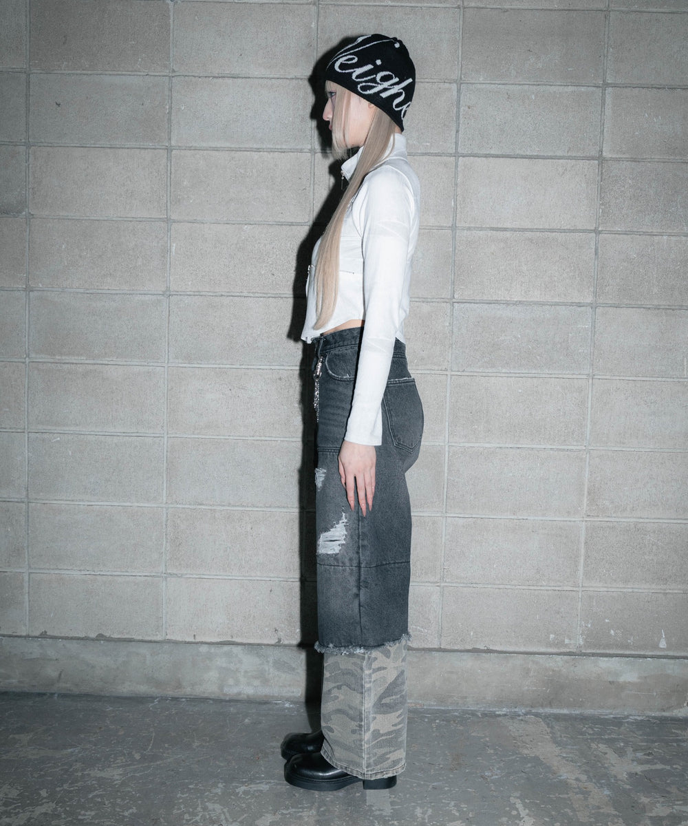 ホワイト モデル:168cm F着用