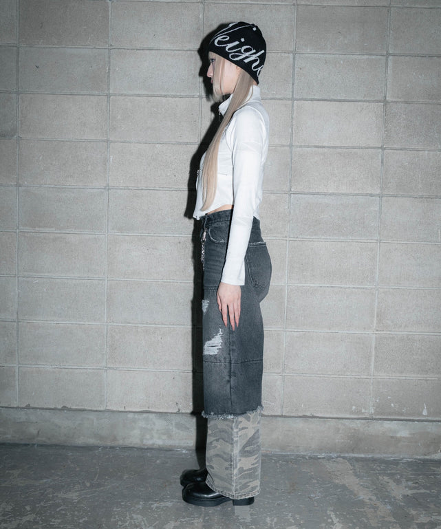 ホワイト モデル:168cm F着用