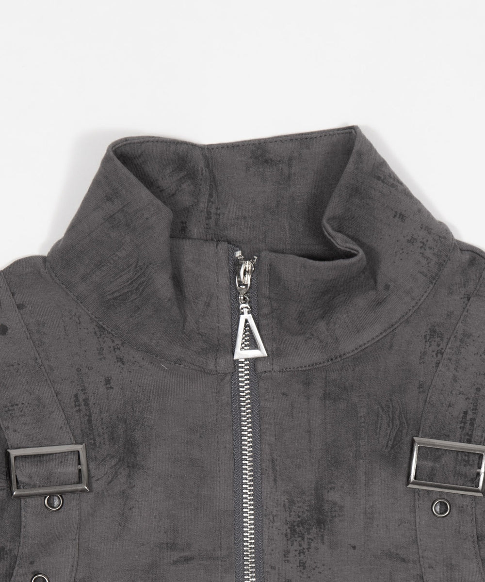 ベルトデザインジップトップ