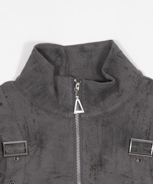 ベルトデザインジップトップ