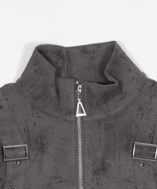 ベルトデザインジップトップ