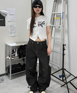 ホワイト モデル：159cm F着用