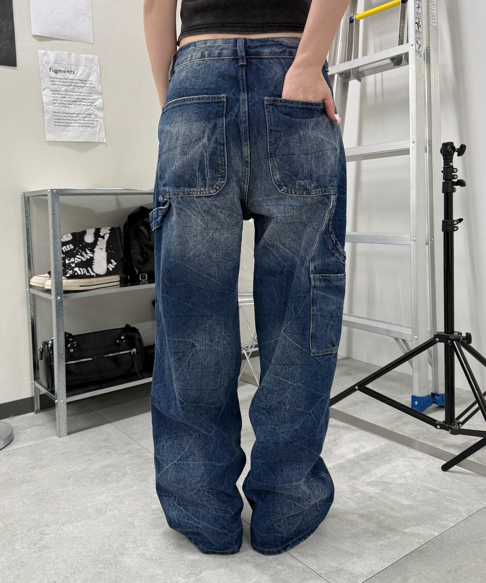 デニム中濃 モデル：159cm S着用