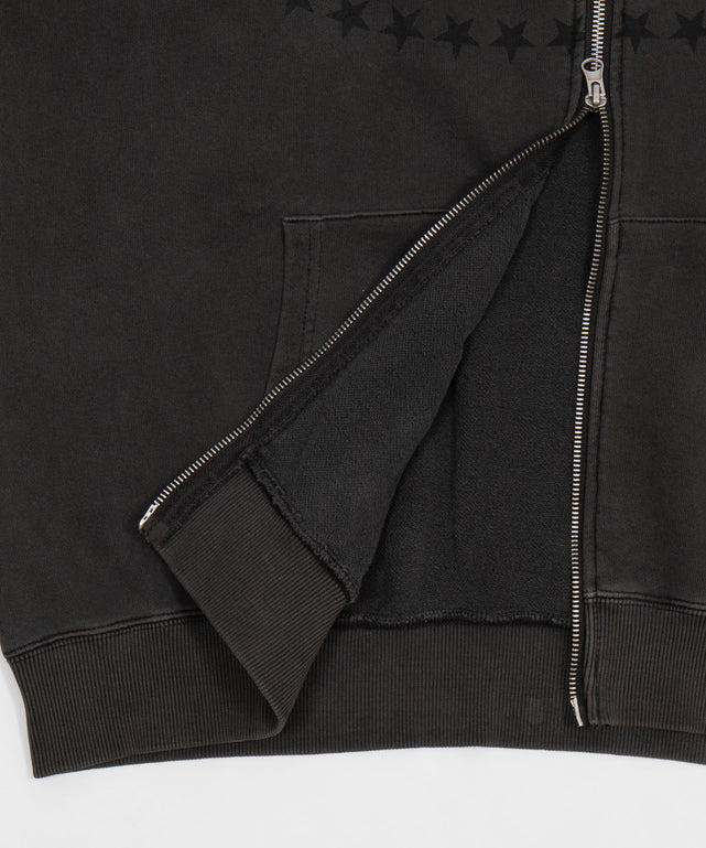 スターサークルロゴジップパーカー