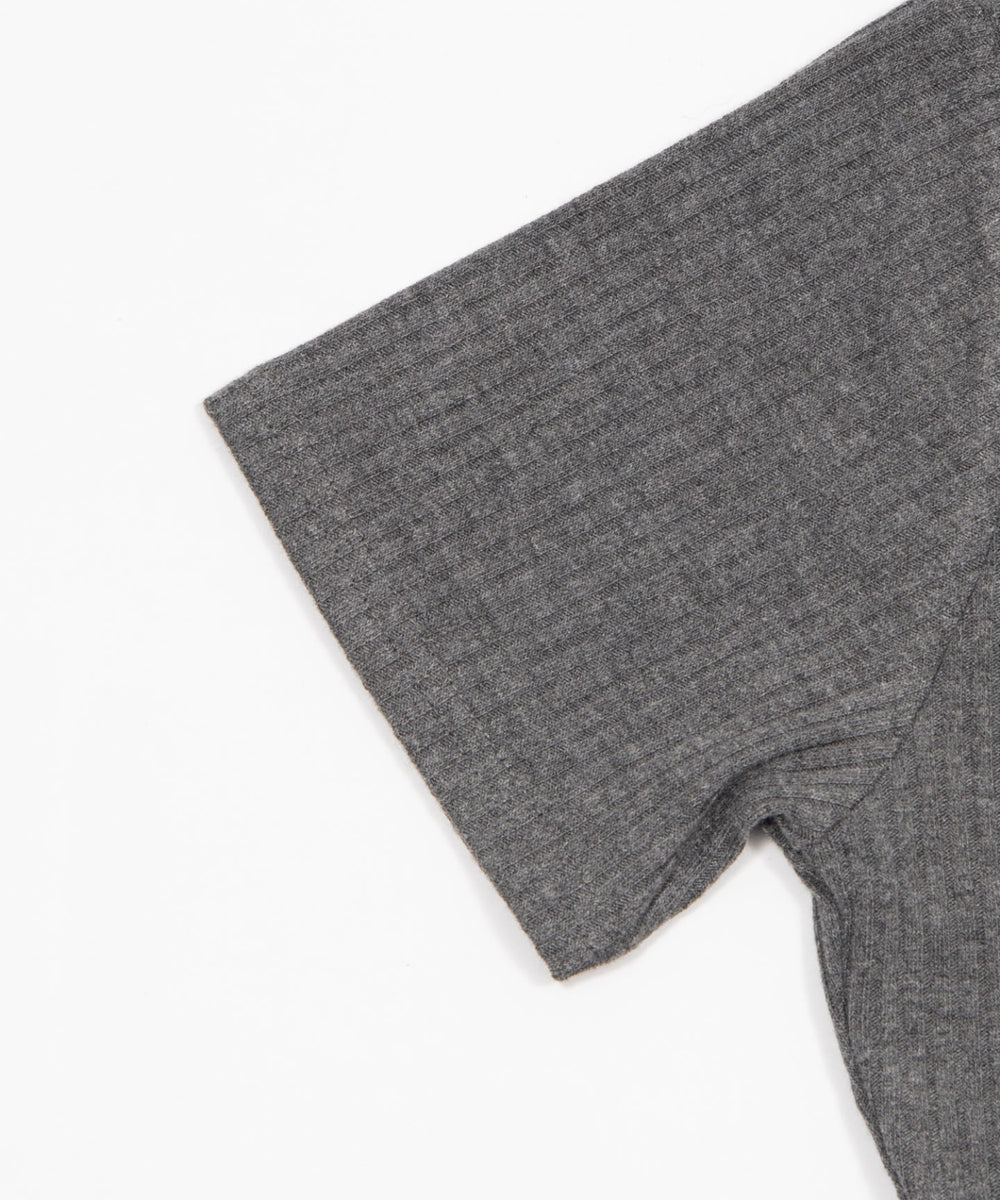 レースアップレイヤードヘムSSトップ