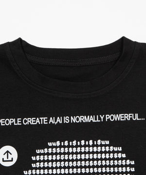 ボーダースカルTシャツ