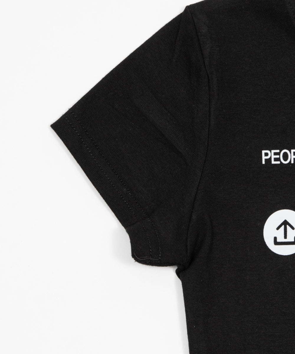 ボーダースカルTシャツ