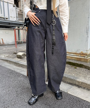 ネイビー サイズ：159cm L着用