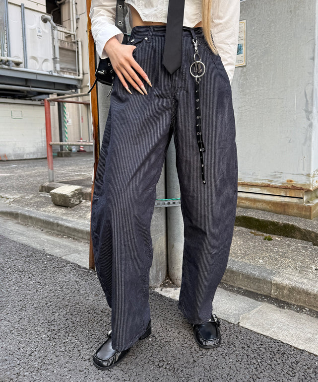 ネイビー サイズ：159cm L着用