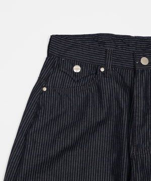 ストライプワークデニム