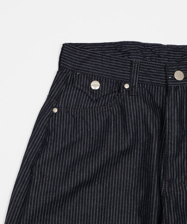 ストライプワークデニム