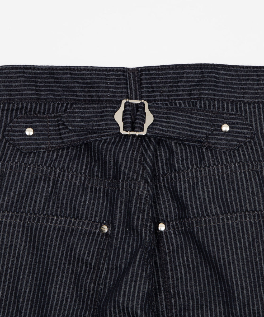 ストライプワークデニム