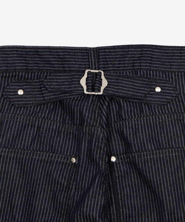 ストライプワークデニム