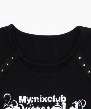 miixclubスタッズTシャツ