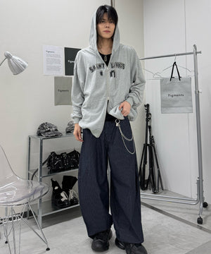 杢グレー モデル:176cm F着用