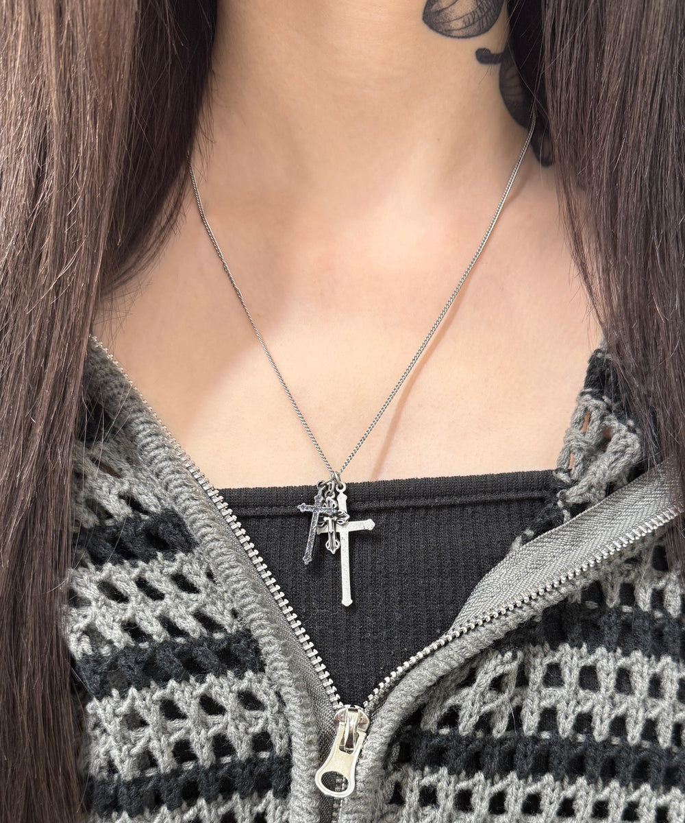 トリプルクロスネックレス