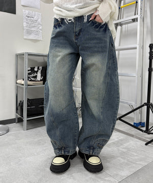 デニム中濃 モデル：159cm S着用