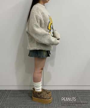 ホワイトアイボリー モデル:147cm Lサイズ着用