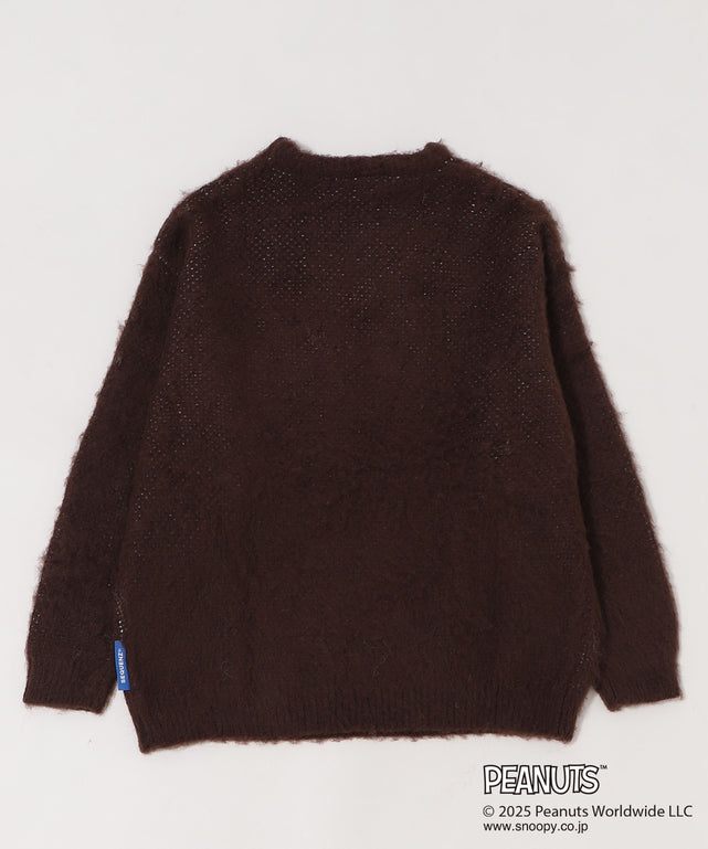 フラワースヌーピーニット