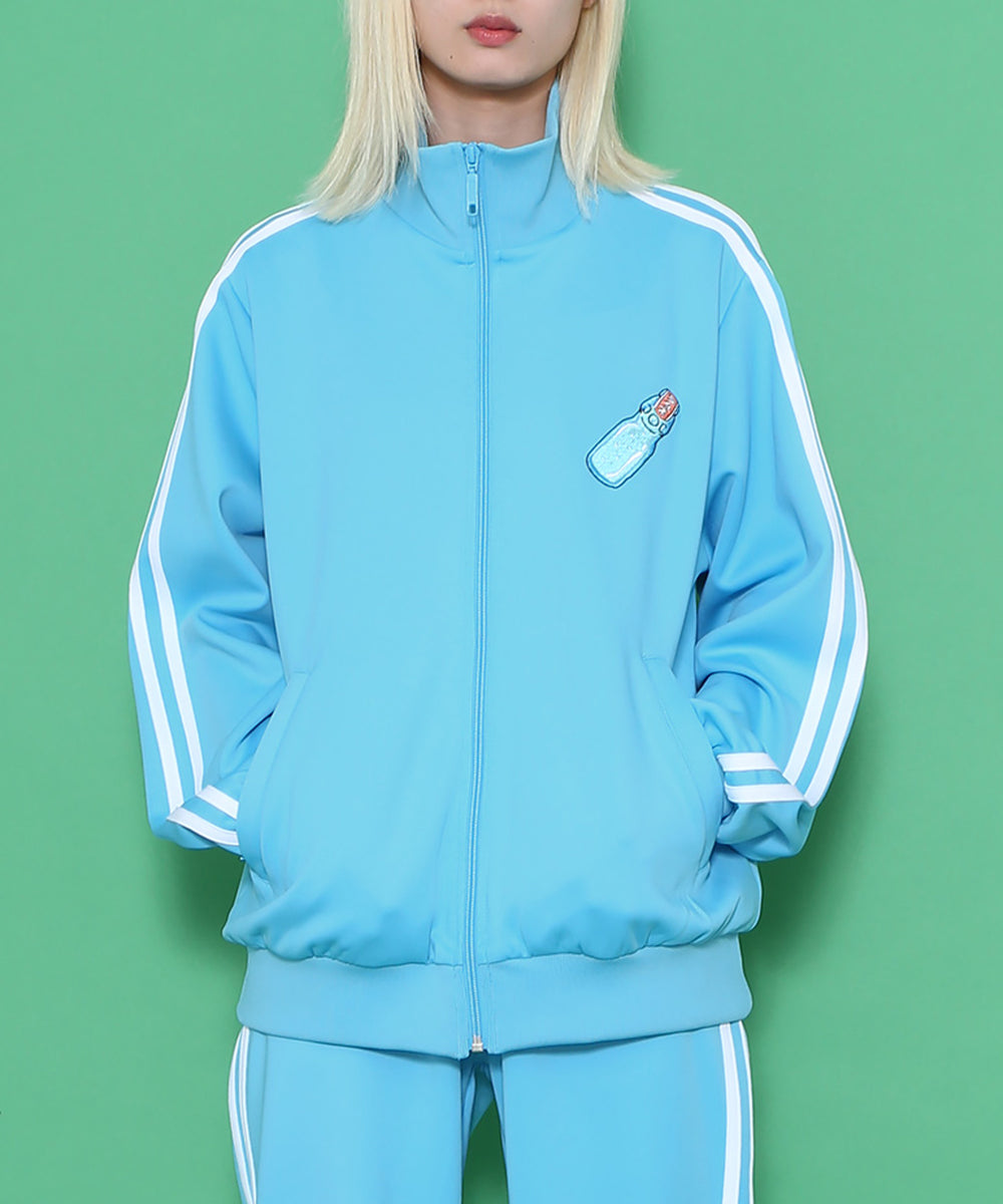 フードジャージトップ