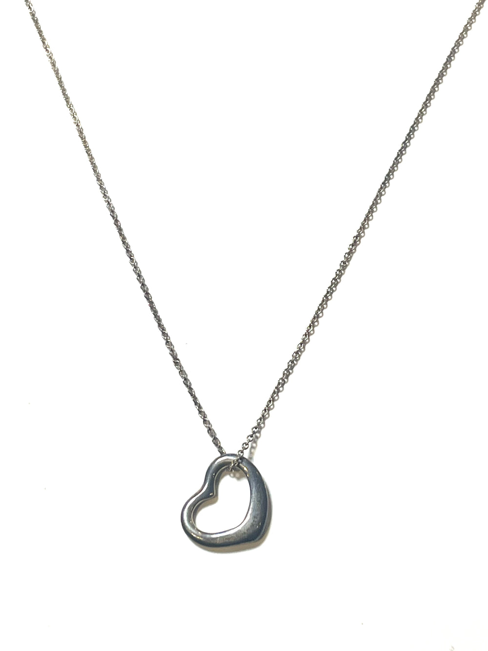 Tiffany & Co.　オープンハート ネックレス