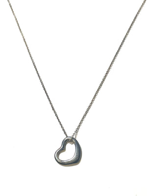 Tiffany & Co.　オープンハート ネックレス