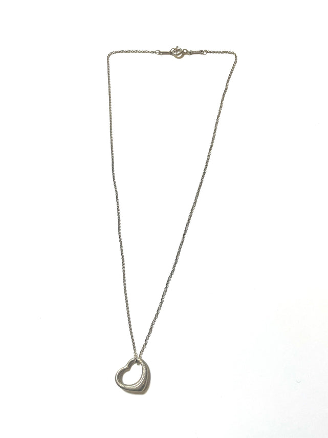 Tiffany & Co.　オープンハート ネックレス