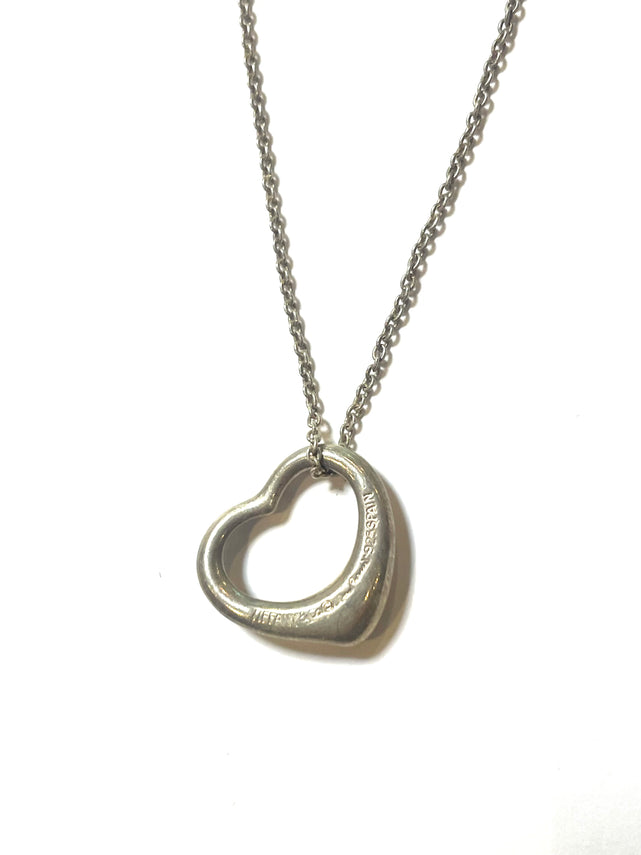 Tiffany & Co.　オープンハート ネックレス
