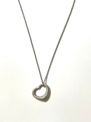 Tiffany & Co.　オープンハート ネックレス