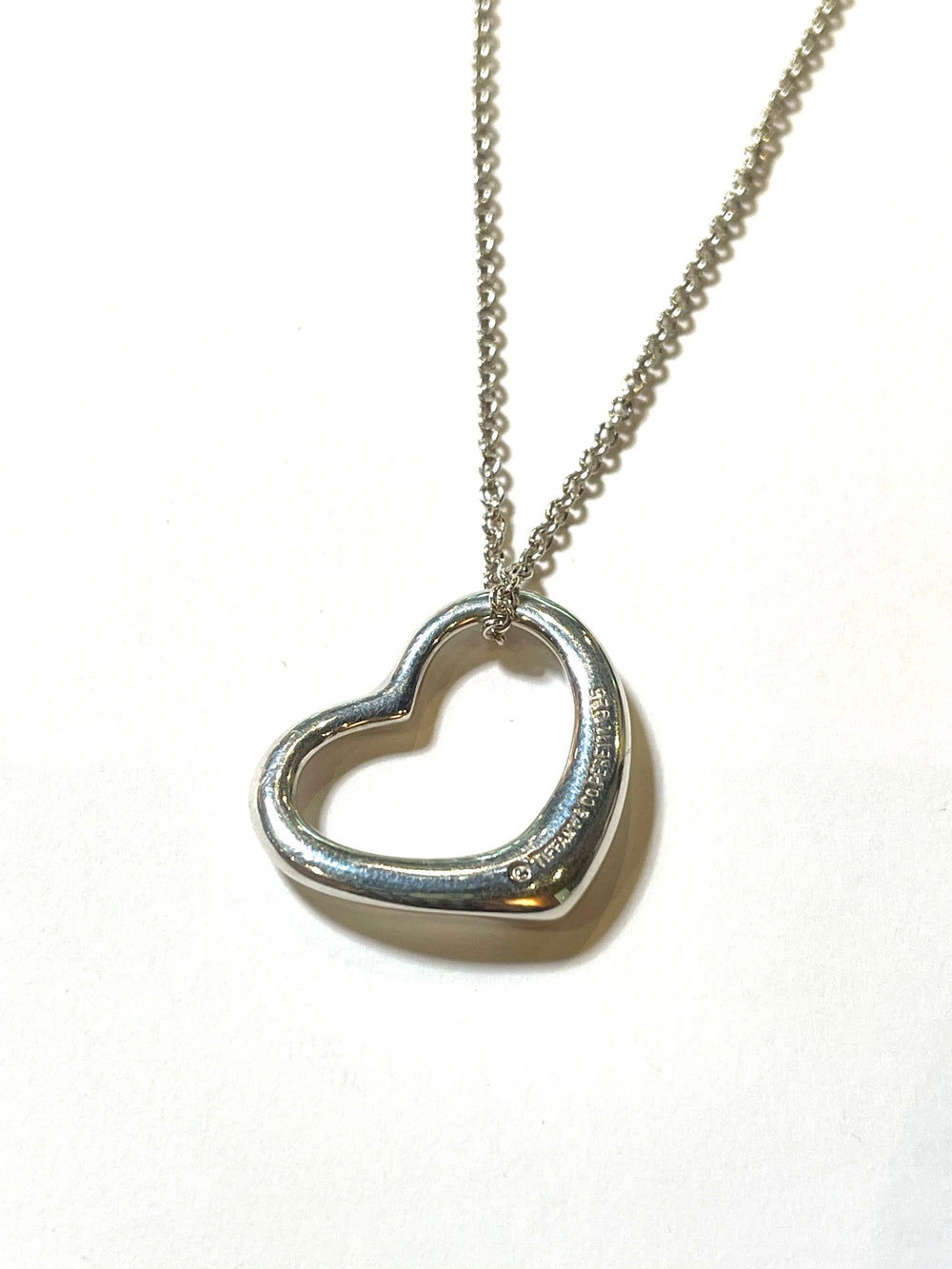 Tiffany & Co.　オープンハート ネックレス