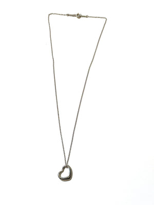 Tiffany & Co.　オープンハート ネックレス