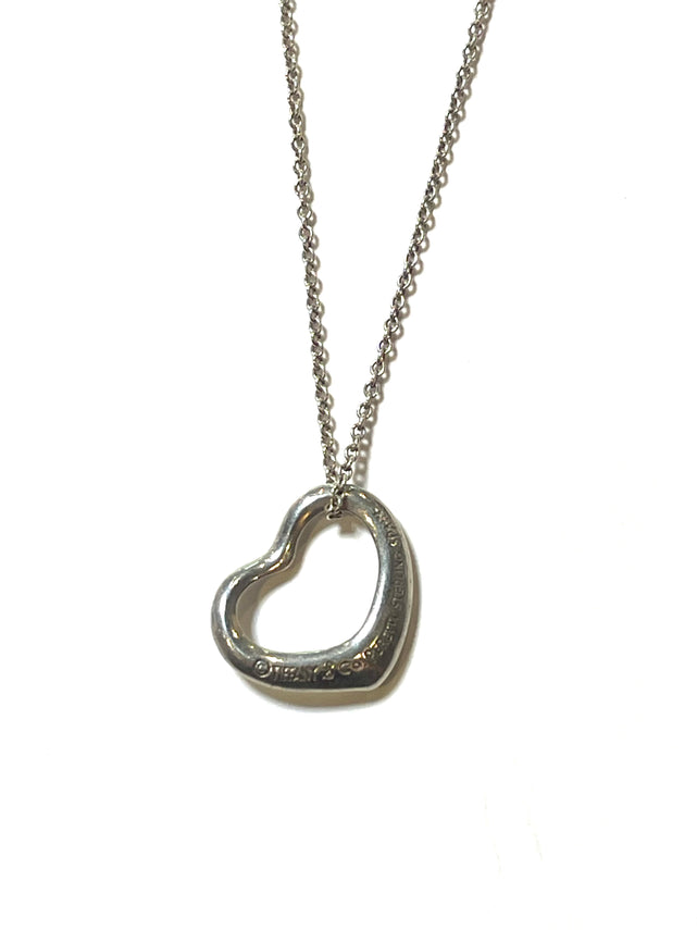 Tiffany & Co.　オープンハート ネックレス