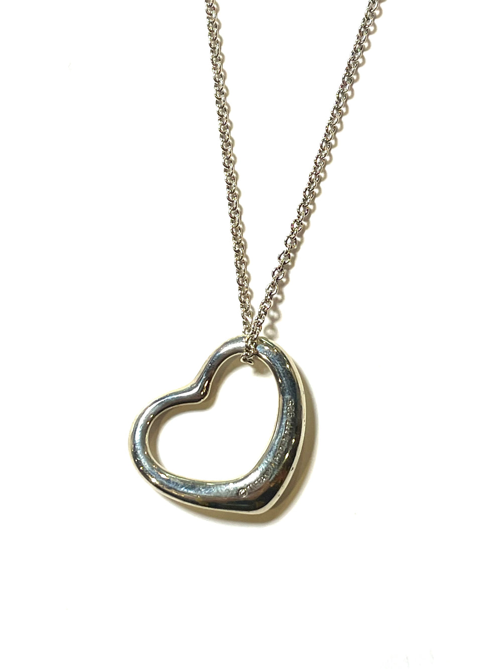 Tiffany & Co.　オープンハート ネックレス