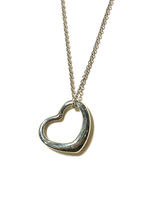 Tiffany & Co.　オープンハート ネックレス