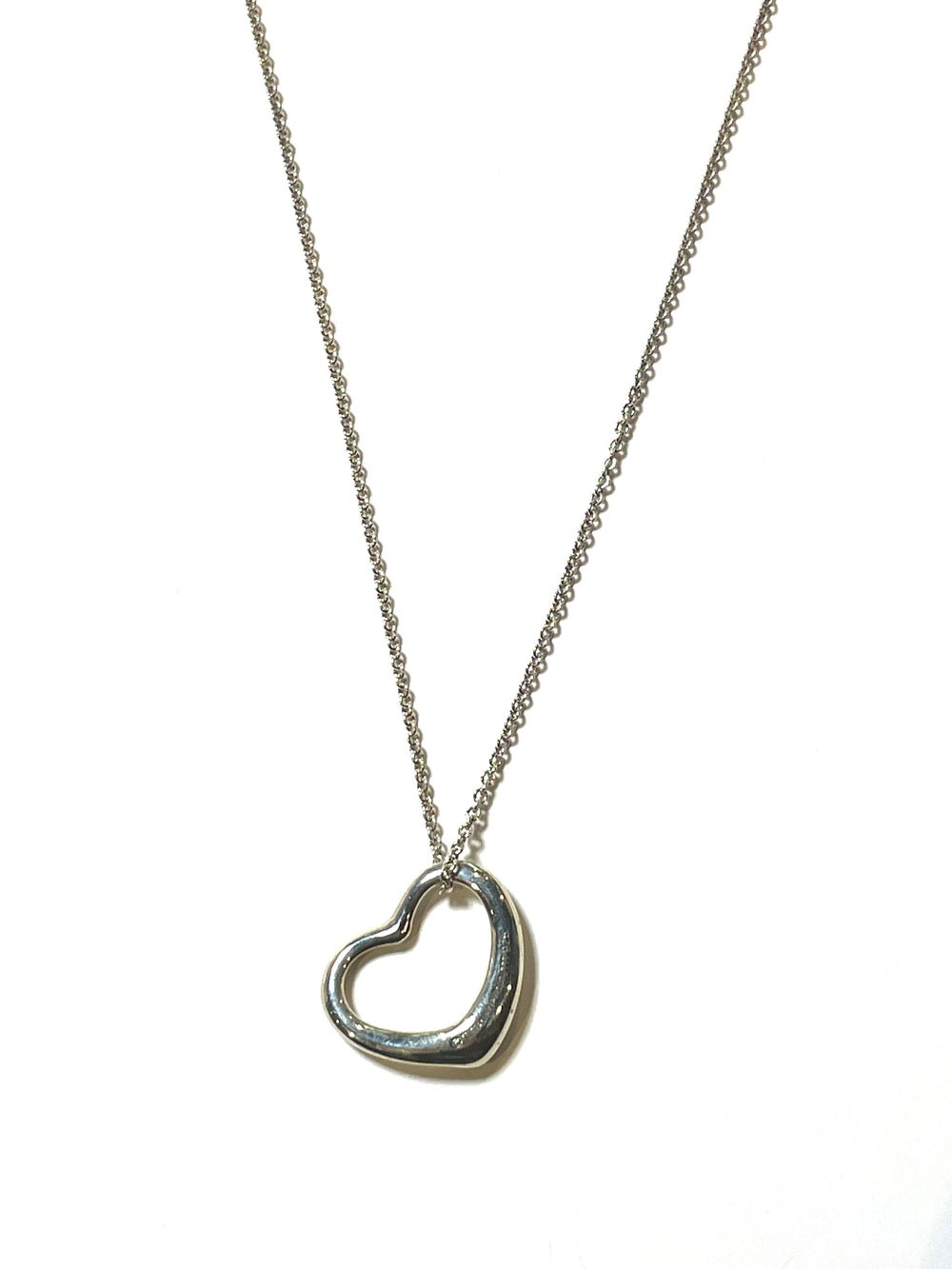 Tiffany & Co.　オープンハート ネックレス