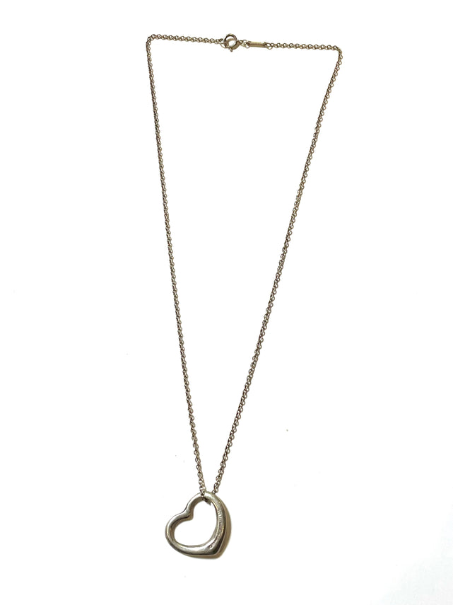 Tiffany & Co.　オープンハート ネックレス