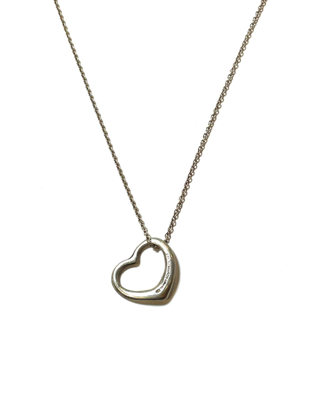 Tiffany & Co.　オープンハート ネックレス