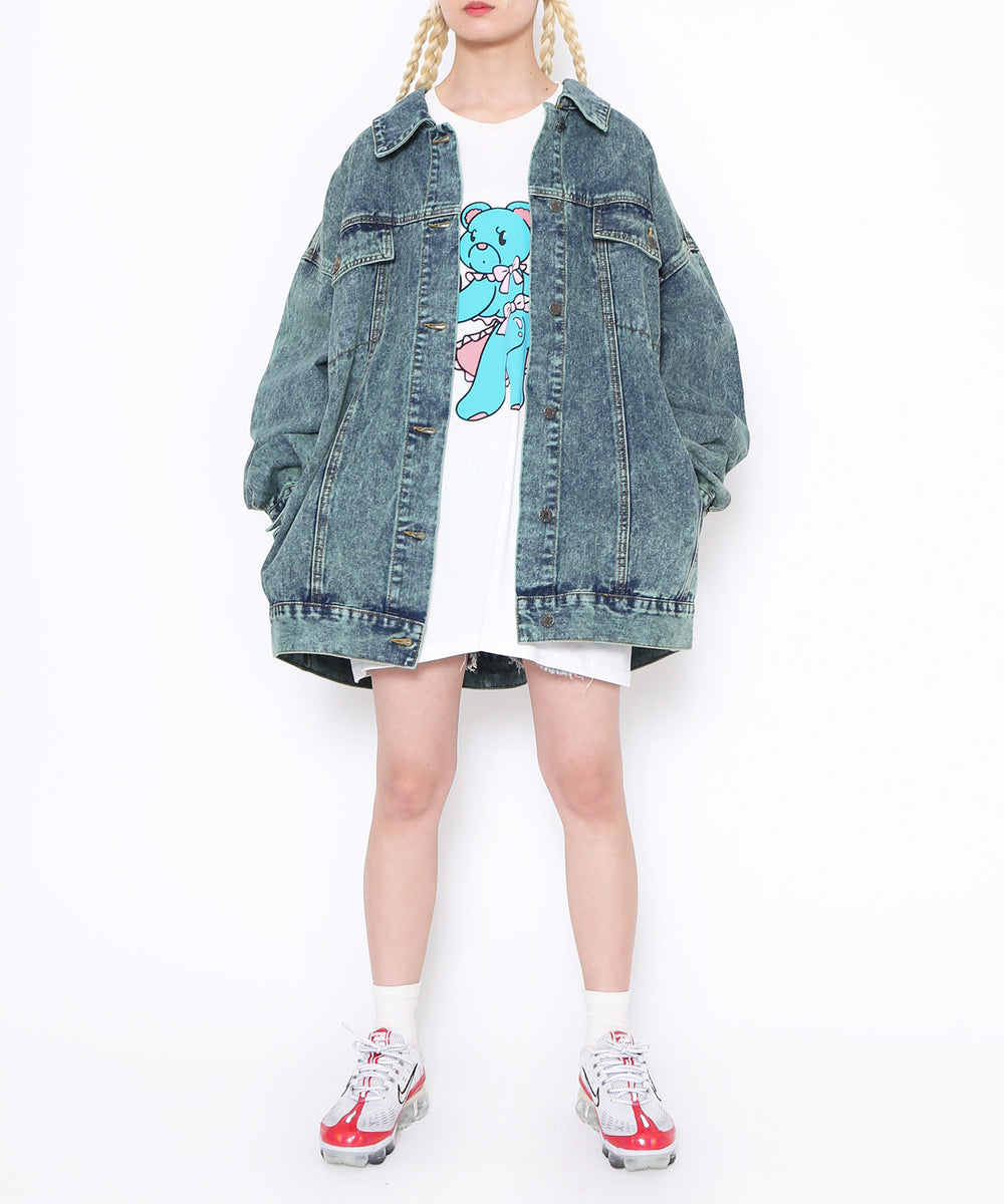 ベアプリントビッグTシャツ