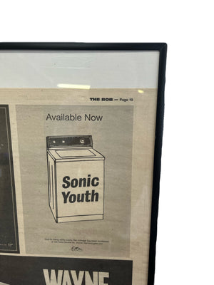 Sonic Youth Wayne Kramer 雑誌切抜きポスター