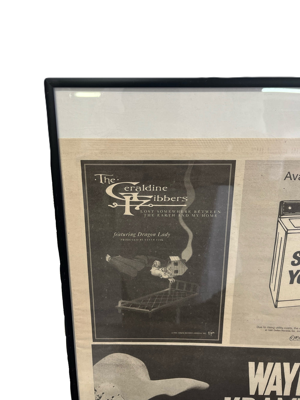 Sonic Youth Wayne Kramer 雑誌切抜きポスター