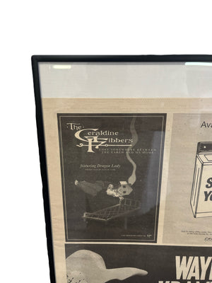 Sonic Youth Wayne Kramer 雑誌切抜きポスター