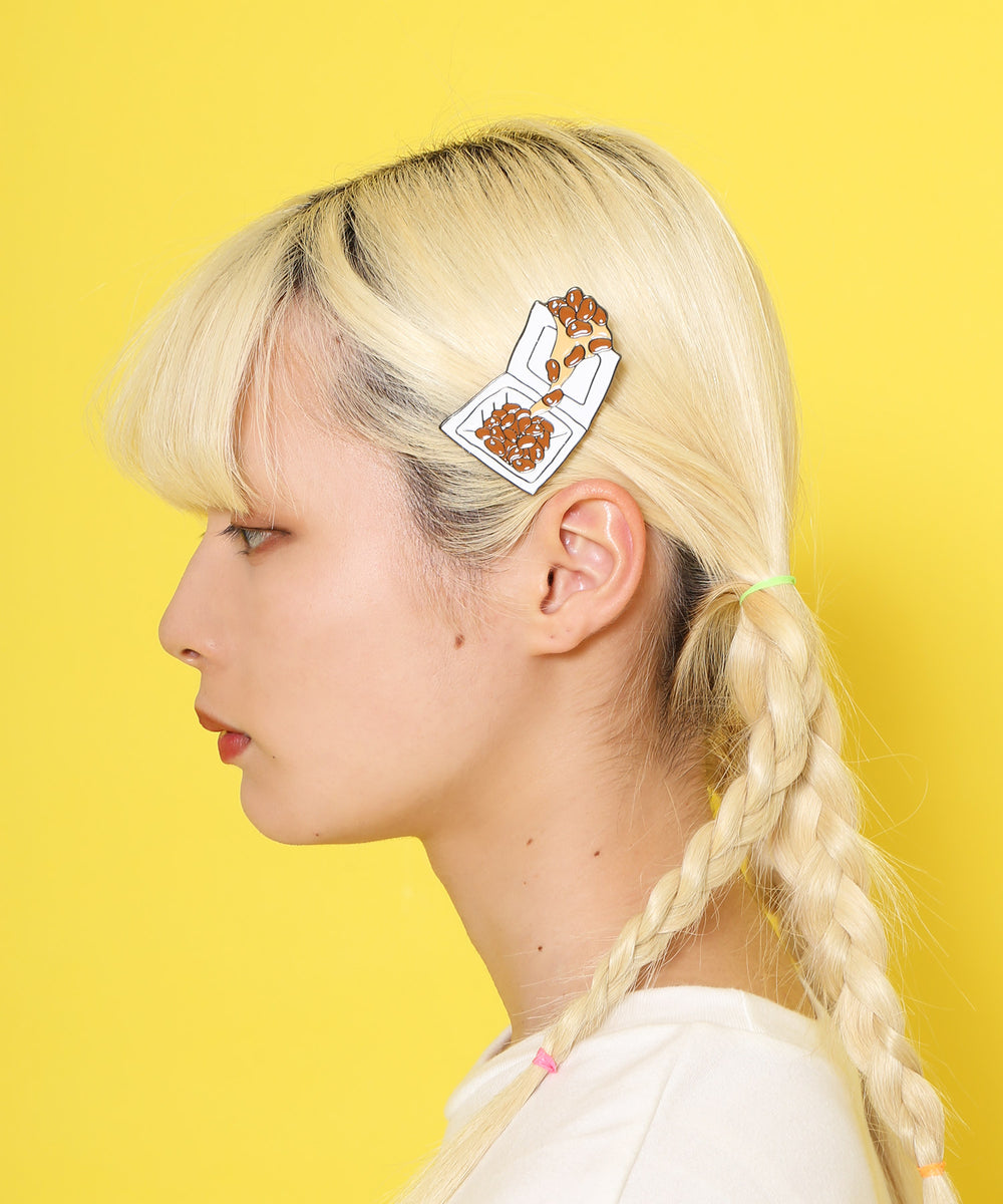 フードヘアクリップ