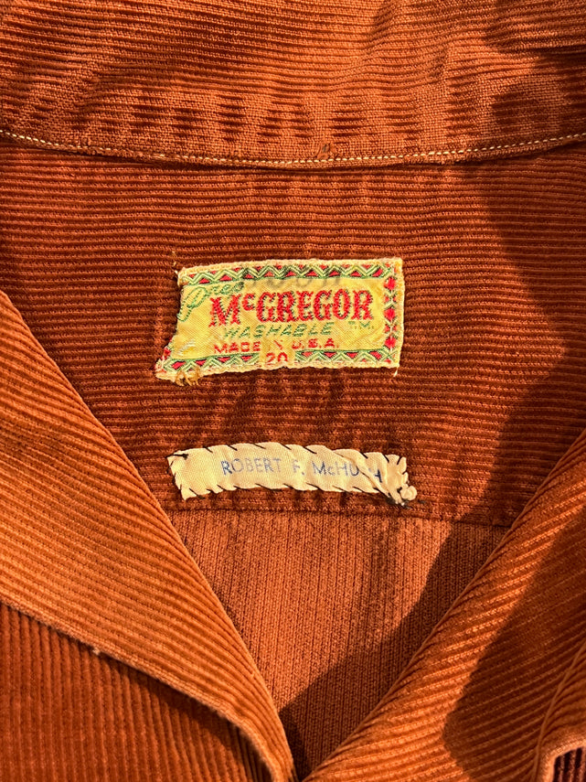 McGREGOR コーデュロイシャツ