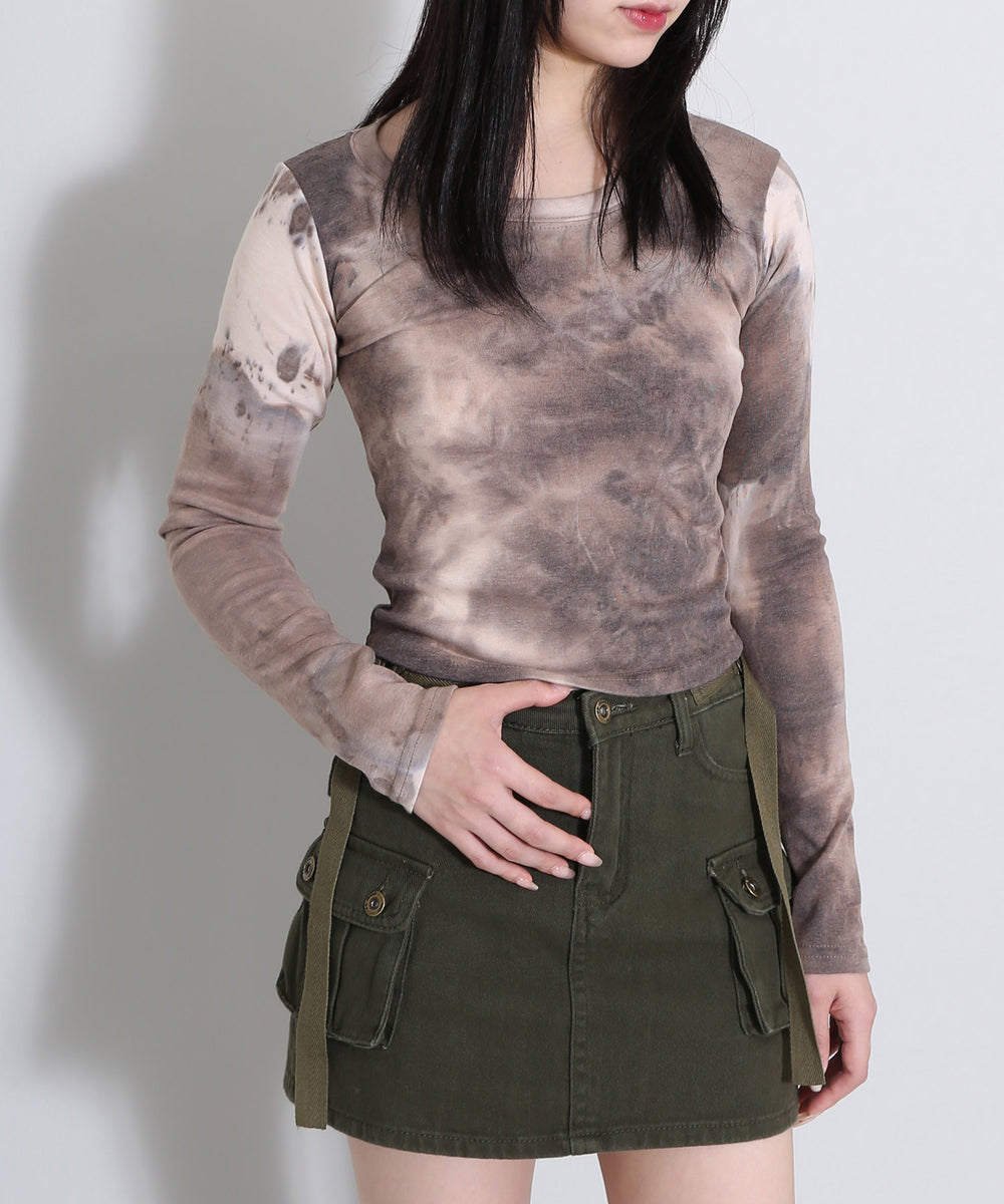 カーキ モデル：161cm M着用