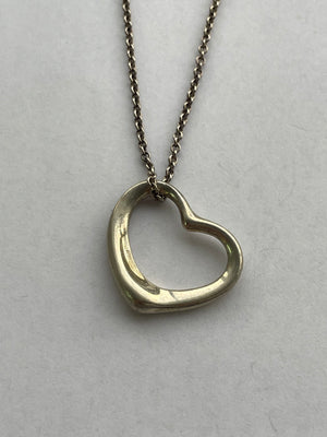 Tiffany & Co.　オープンハート ネックレス