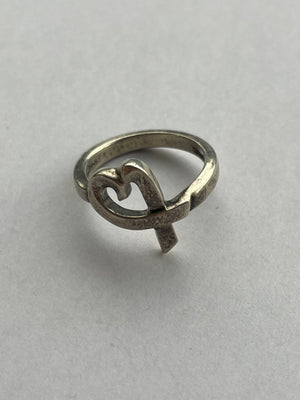 Tiffany & Co.　ヴィンテージ ラビングハート リング