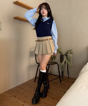 ネイビー モデル：155cm F着用