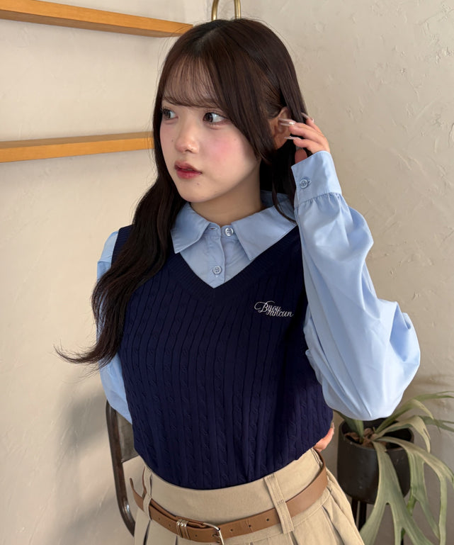 ネイビー モデル：155cm F着用