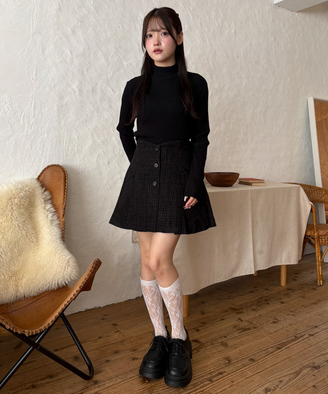 ブラック モデル：155cm F着用